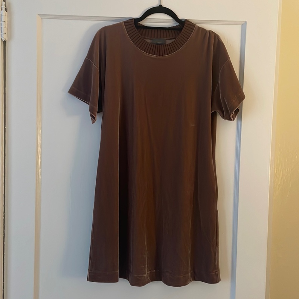 Laju brown velvet dress size small